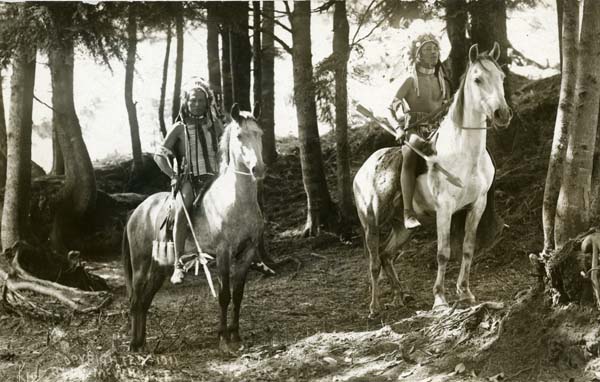 Two Yakama warriors
